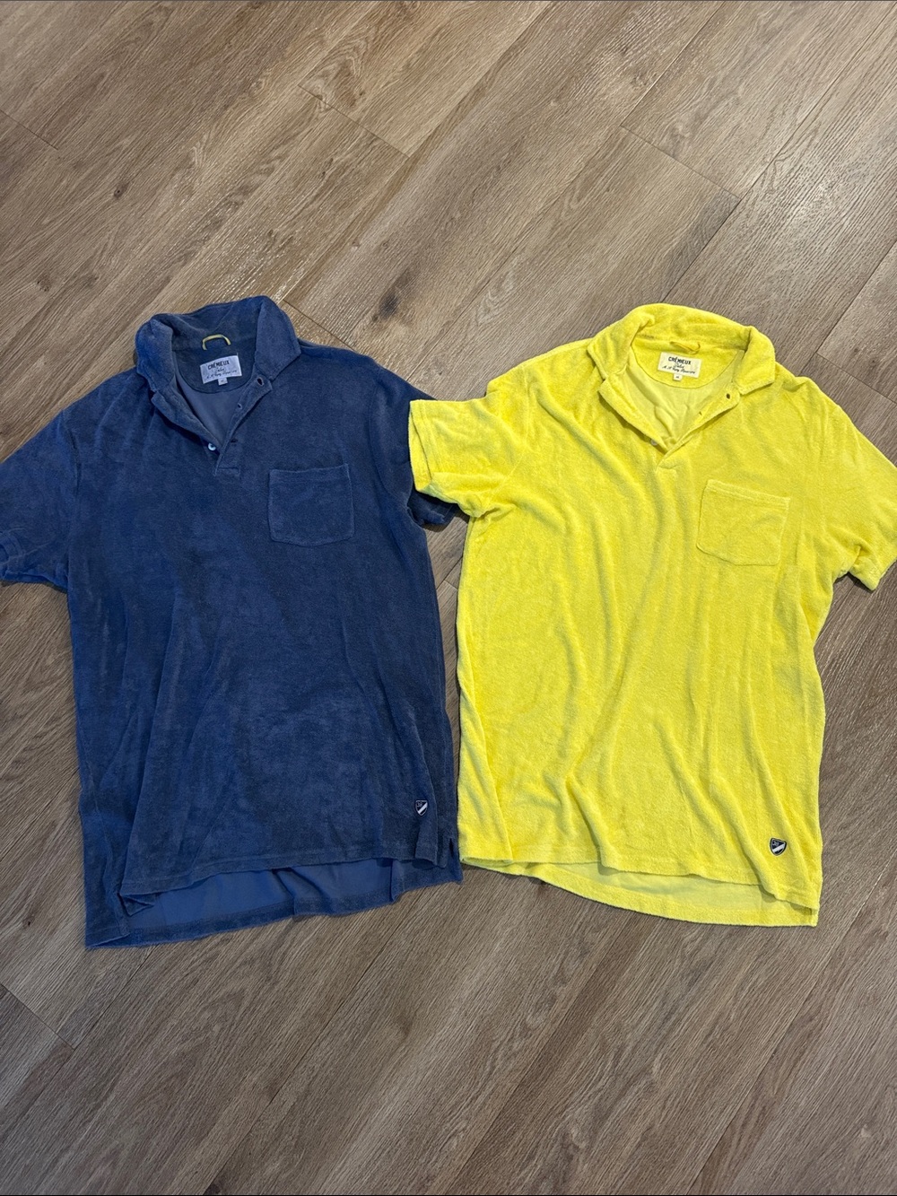 Daniel Cremieux Men's Polo Set - Navy & Yellow Terry Cloth